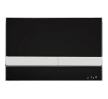 Смывная клавиша Vitra Select черный глянец/глянцевый хром 740-1101