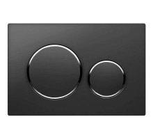 Смывная клавиша Vincea черный матовый/глянцевый хром/черный матовый VFP-005MB