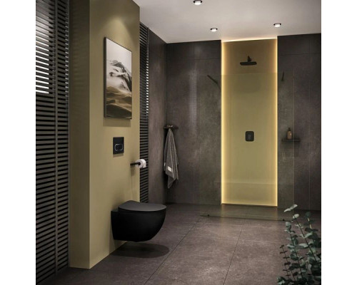 Приобрести Смывная клавиша черный матовый Ravak Chrome X01797 в магазине сантехники Santeh-Crystal.ru