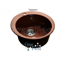 Кухонная мойка терракот GranFest Rondo GF-R480
