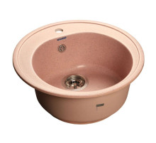 Кухонная мойка розовый GranFest Rondo GF-R510