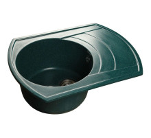 Кухонная мойка зеленый GranFest Rondo GF-R650L