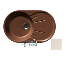 Кухонная мойка белый GranFest Rondo GF-R750L