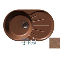 Кухонная мойка терракот GranFest Rondo GF-R750L