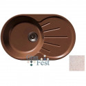 Кухонная мойка светло-розовый GranFest Rondo GF-R750L