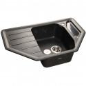 Кухонная мойка черный GranFest Corner GF-C800E