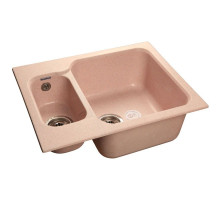 Кухонная мойка светло-розовый GranFest Standart GF-S615K