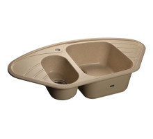 Кухонная мойка бежевый GranFest Corner GF-C960E