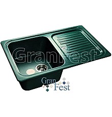 Кухонная мойка зеленый GranFest Standart GF-S780L