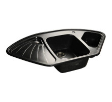 Кухонная мойка черный GranFest Corner GF-C1040E