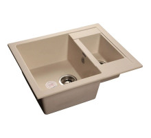 Кухонная мойка белый GranFest Quadro GF-Q610K