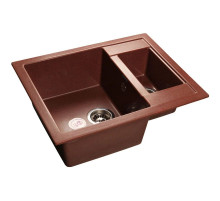 Кухонная мойка красный марс GranFest Quadro GF-Q610K