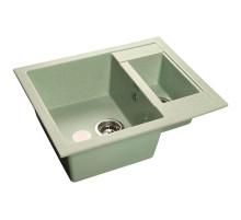 Кухонная мойка салатовый GranFest Quadro GF-Q610K