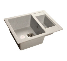 Кухонная мойка серый GranFest Quadro GF-Q610K
