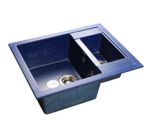 Кухонная мойка синий GranFest Quadro GF-Q610K
