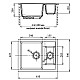 Заказать Кухонная мойка терракот GranFest Quadro GF-Q610K в магазине сантехники Santeh-Crystal.ru