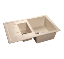 Кухонная мойка белый GranFest Quadro GF-Q775KL