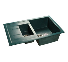 Кухонная мойка зеленый GranFest Quadro GF-Q775KL