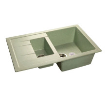 Кухонная мойка салатовый GranFest Quadro GF-Q775KL