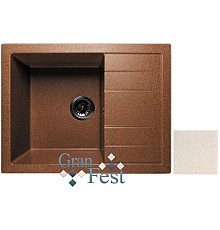 Кухонная мойка белый GranFest Quadro GF-Q650L