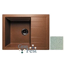 Кухонная мойка салатовый GranFest Quadro GF-Q650L