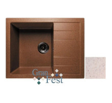 Кухонная мойка светло-розовый GranFest Quadro GF-Q650L