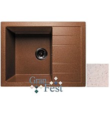 Кухонная мойка светло-розовый GranFest Quadro GF-Q650L