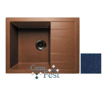 Кухонная мойка синий GranFest Quadro GF-Q650L