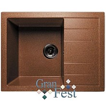 Кухонная мойка терракот GranFest Quadro GF-Q650L