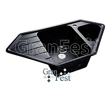 Кухонная мойка черный GranFest Corner GF-C950E