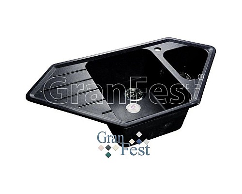 Заказать Кухонная мойка черный GranFest Corner GF-C950E в магазине сантехники Santeh-Crystal.ru