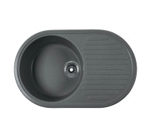 Кухонная мойка серый Rossinka RS74-46RW-Gray-Quartz