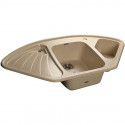 Кухонная мойка бежевый GranFest Corner GF-C1040E