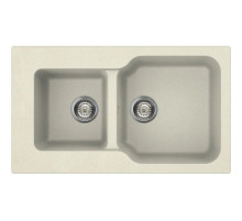 Кухонная мойка ваниль Tetogranit Omoikiri Maru 86-2-BE