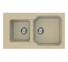 Кухонная мойка шампань Tetogranit Omoikiri Maru 86-2-CH