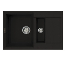 Кухонная мойка темный шоколад Tetogranit Omoikiri Sakaime 78-2-DC