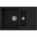 Кухонная мойка черный Tetogranit Omoikiri Sakaime 78-2-BL