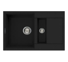 Кухонная мойка черный Tetogranit Omoikiri Sakaime 78-2-BL