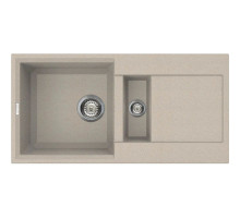 Кухонная мойка бежевый Tetogranit Omoikiri Sakaime 86-2-SA