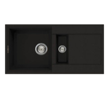 Кухонная мойка темный шоколад Tetogranit Omoikiri Sakaime 86-2-DC