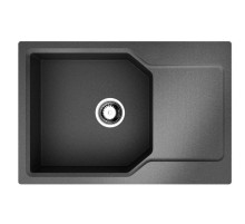 Кухонная мойка черный Artgranit Omoikiri Yonaka 78-LB-BL