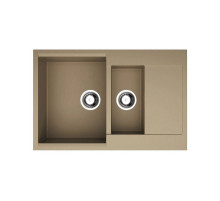 Кухонная мойка карамель Artgranit Omokiri Daisen 78-2-CA