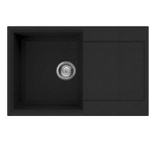 Кухонная мойка черный Tetogranit Omoikiri Sakaime 79-BL