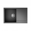 Кухонная мойка черный Artgranit Omoikiri Daisen 78-BL