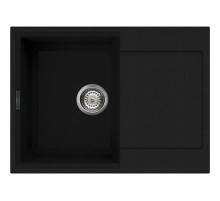 Кухонная мойка черный Tetogranit Omoikiri Sakaime 68-BL