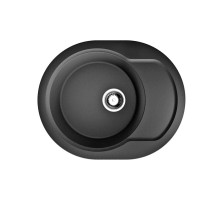 Кухонная мойка черный Artgranit Omoikiri Manmaru 62-BL