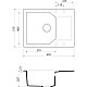 Заказать Кухонная мойка бежевый Artgranit Omoikiri Yonaka 65-SA в магазине сантехники Santeh-Crystal.ru