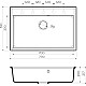 Приобрести Кухонная мойка ленинградский серый Artgranit Omoikiri Daisen 77-GR в магазине сантехники Santeh-Crystal.ru