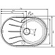 Заказать Кухонная мойка шоколад IDDIS Kitchen G K18C771I87 в магазине сантехники Santeh-Crystal.ru