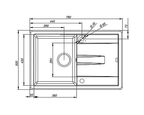 Приобрести Кухонная мойка шоколад IDDIS Vane G V33C781I87 в магазине сантехники Santeh-Crystal.ru